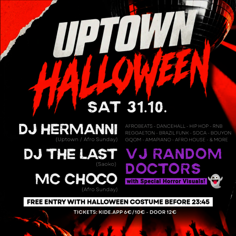 Uptown Halloween 31.10.2026